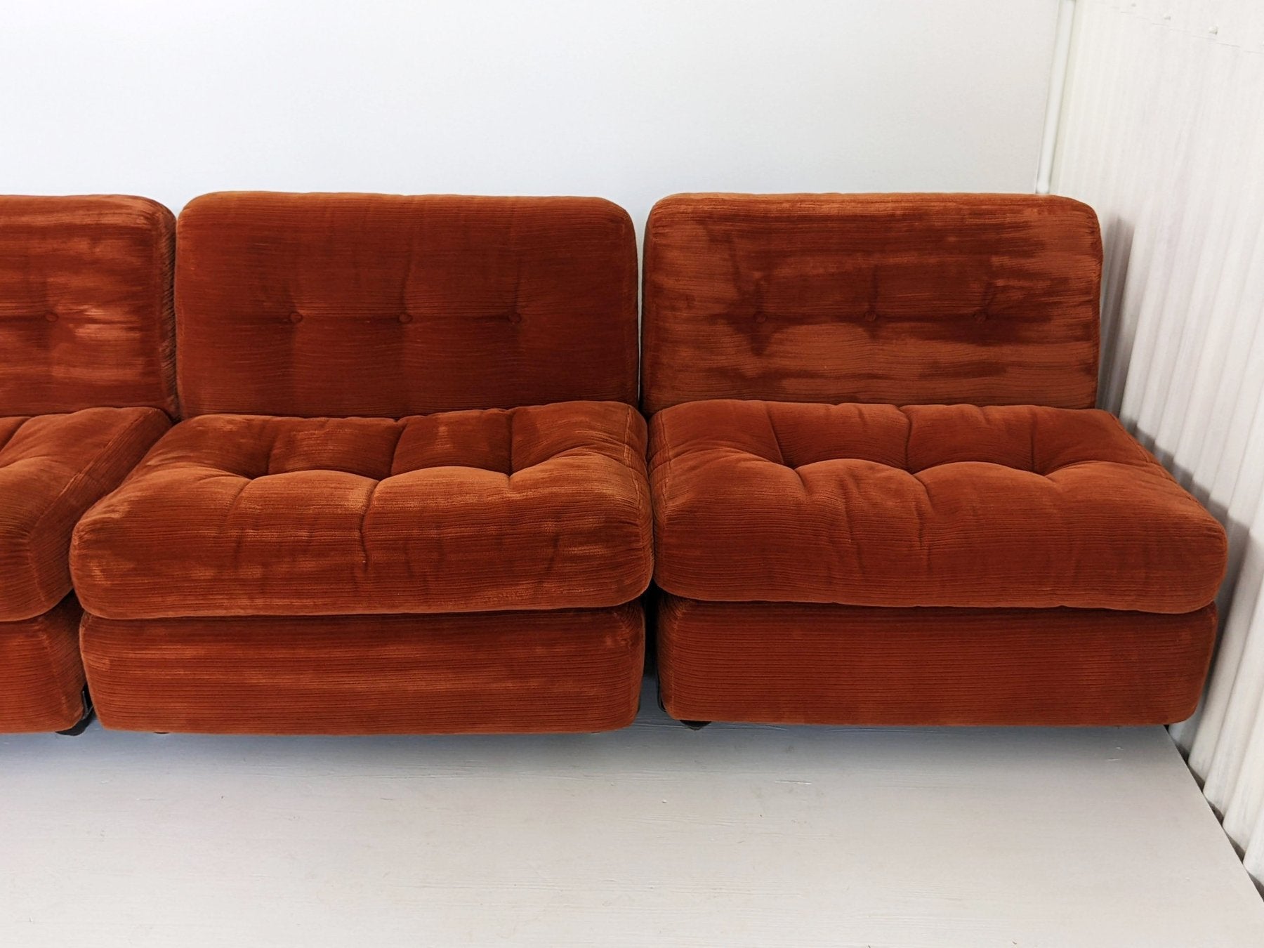 Salotto Modulare Amanta – 6 Poltrone – Design Mario Bellini per B&B Italia (1973)