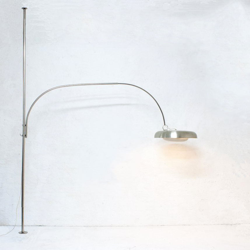 Rare extendable floor lamp by Pirro Cuniberti for Sirrah