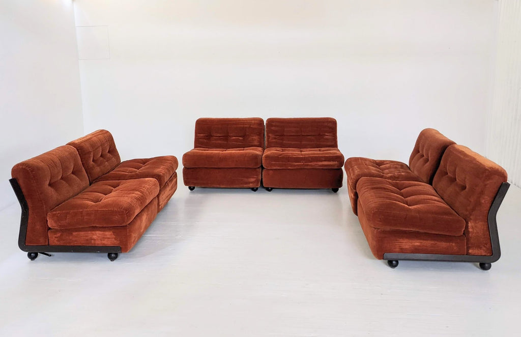 Salotto Modulare Amanta – 6 Poltrone – Design Mario Bellini per B&B Italia (1973)