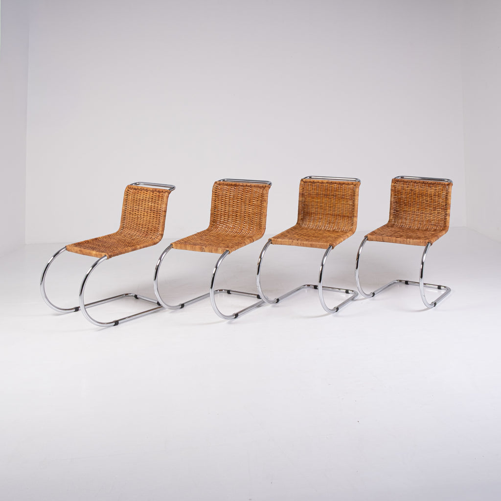 Set di 4 sedie MR10 di Ludwig Mies van der Rohe per Knoll