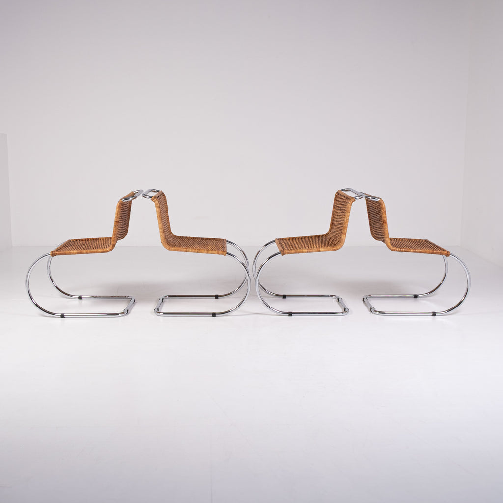 Set di 4 sedie MR10 di Ludwig Mies van der Rohe per Knoll