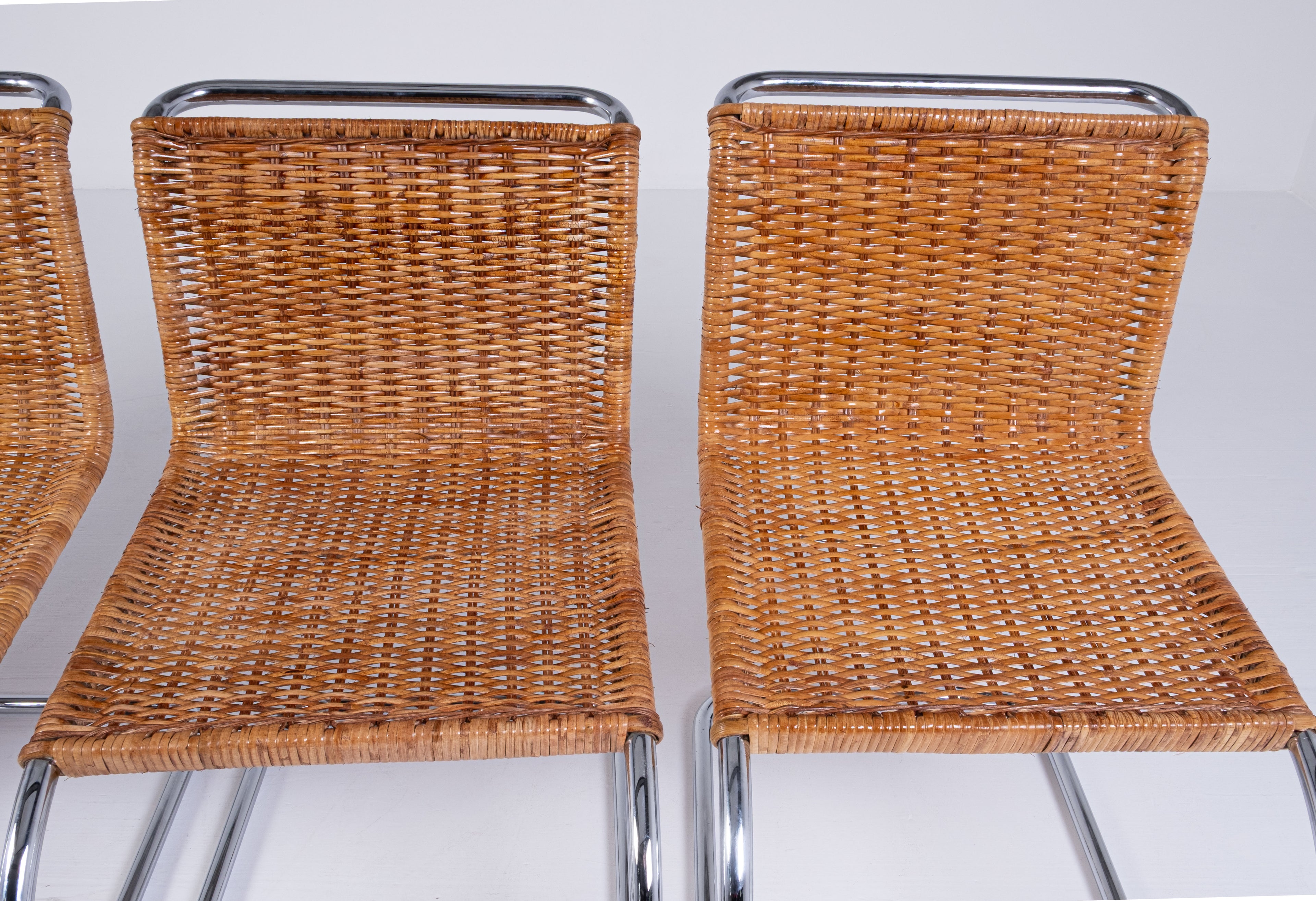 Set di 4 sedie MR10 di Ludwig Mies van der Rohe per Knoll