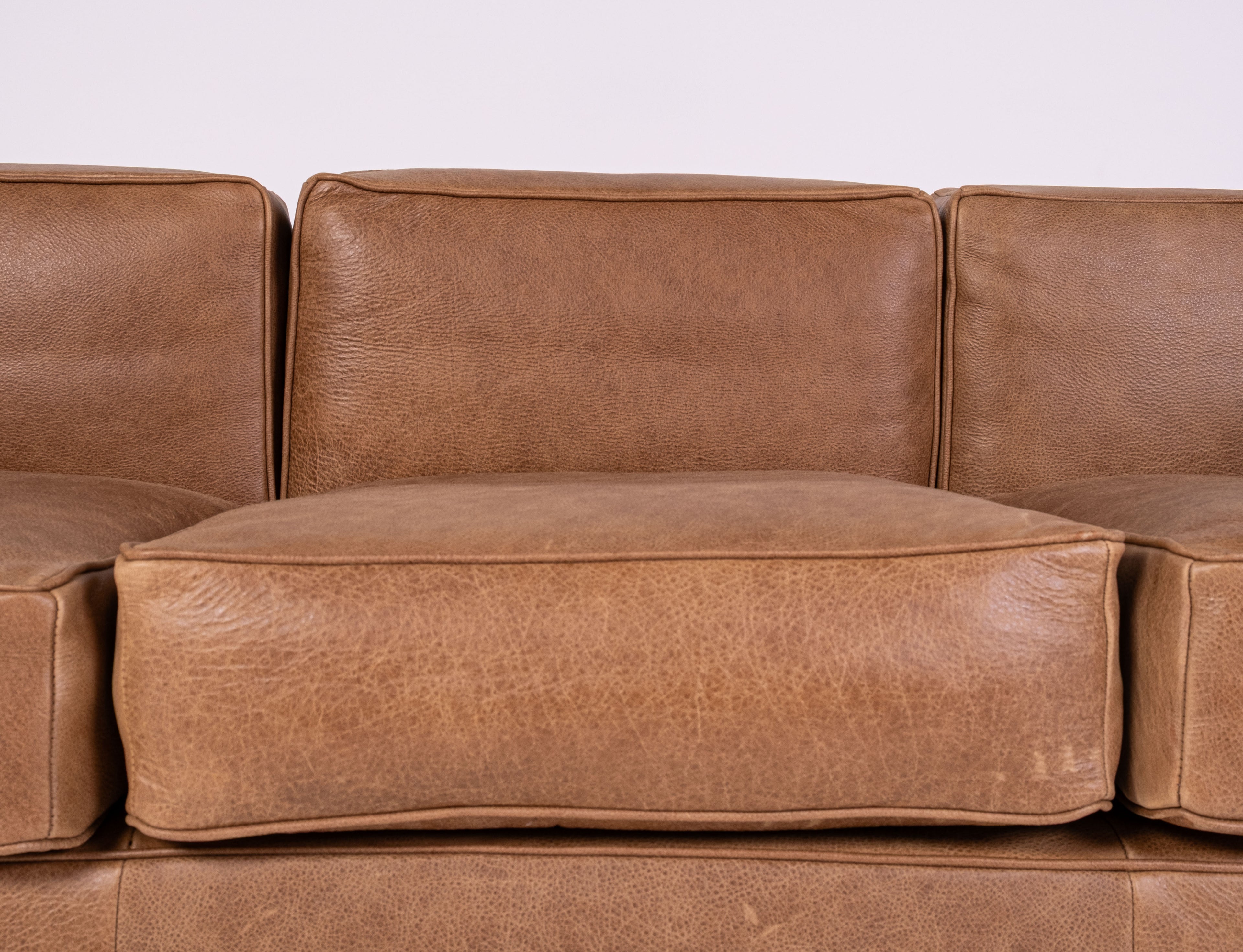 LC2 three-seater sofa by Le Corbusier, Pierre Jeanneret, and Charlotte Perriand for Cassina