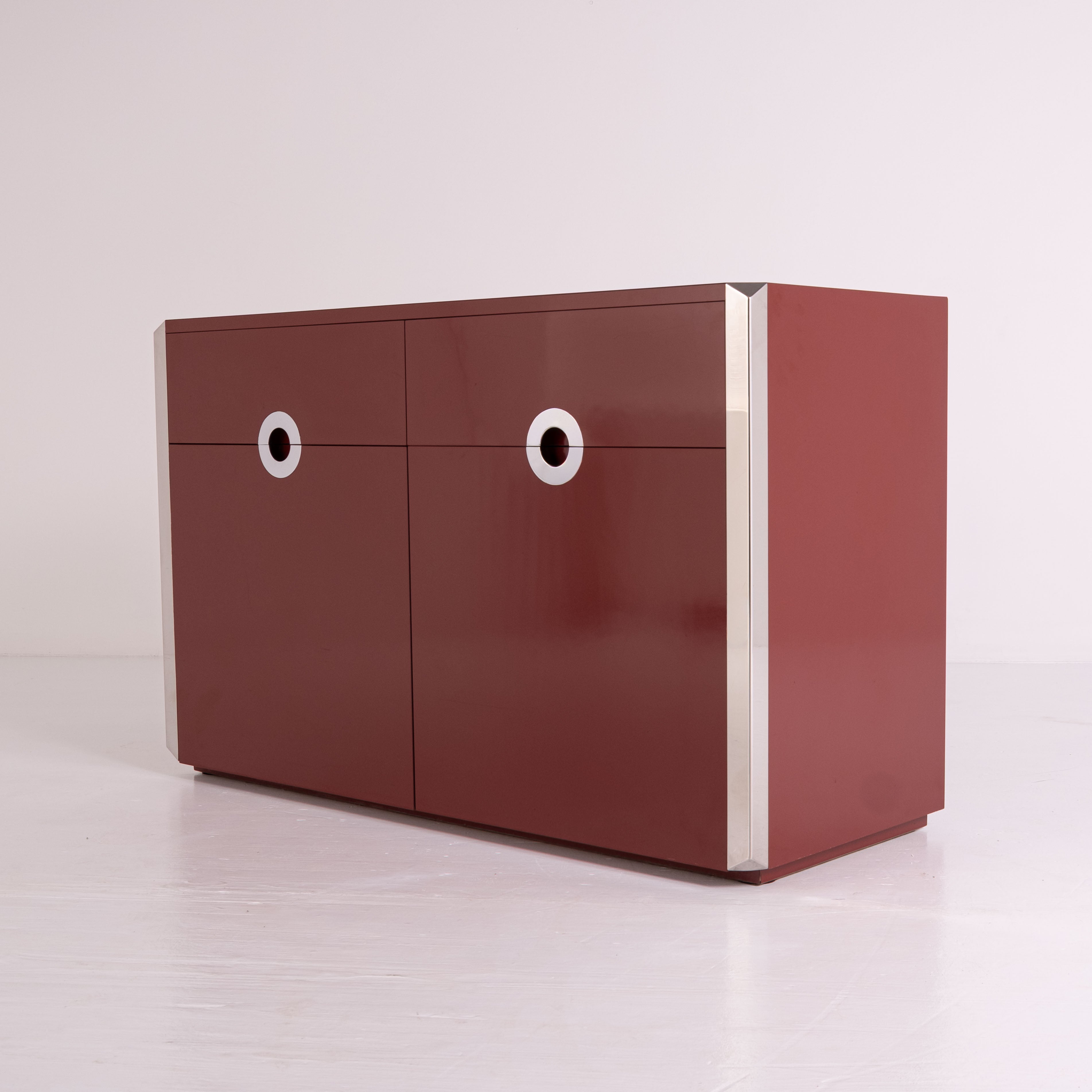 Credenza Alveo di Willy Rizzo per Mario Sabot