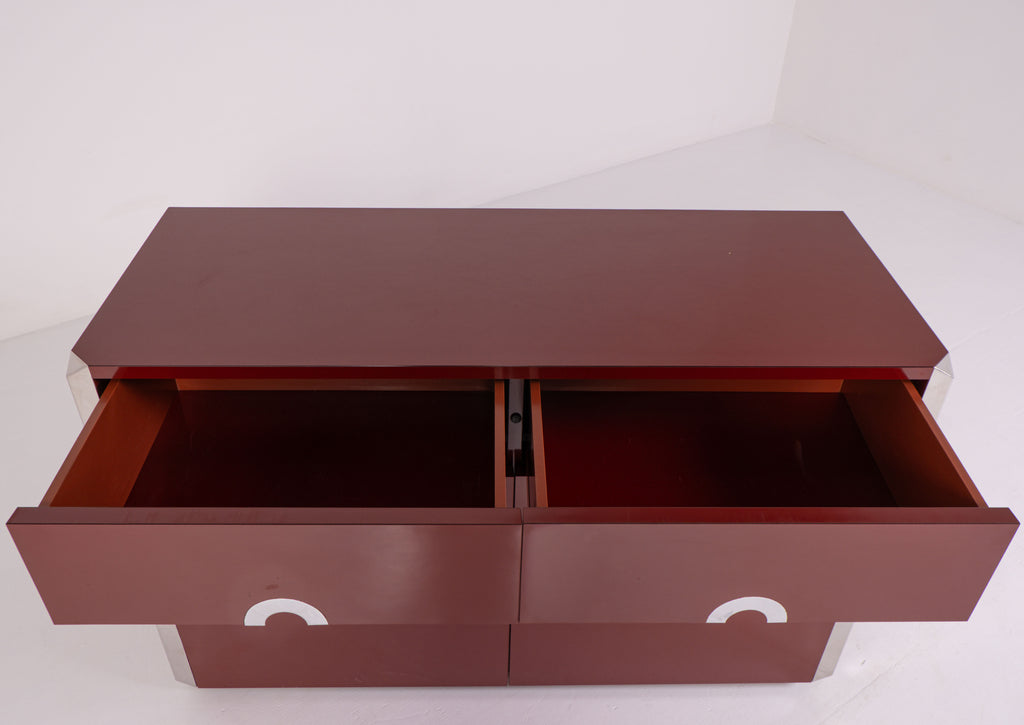 Credenza Alveo di Willy Rizzo per Mario Sabot