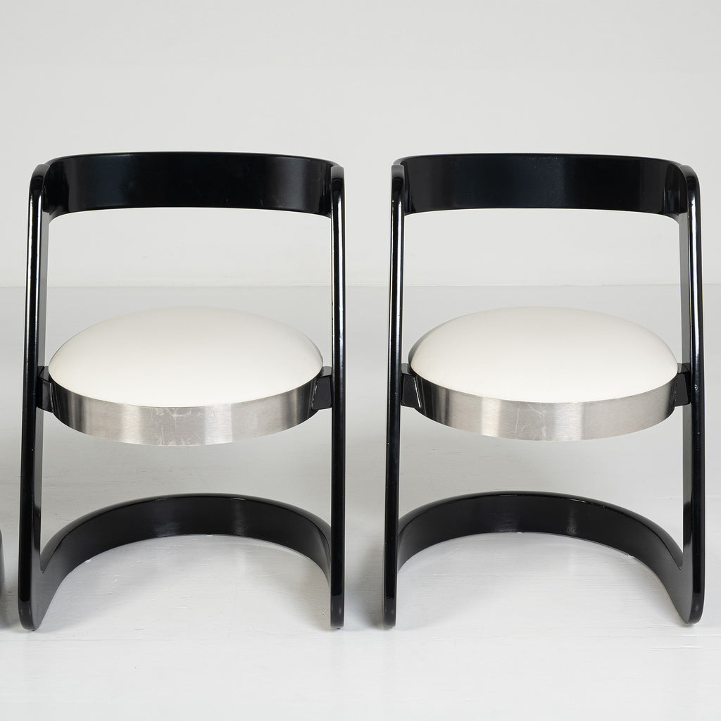 Set di sedie a slitta – design Willy Rizzo