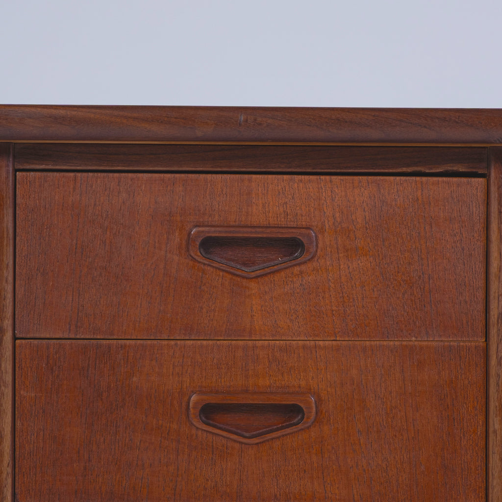 Scrivania Boomerang A10 – Design Scandinavo Anni ’60, Teak