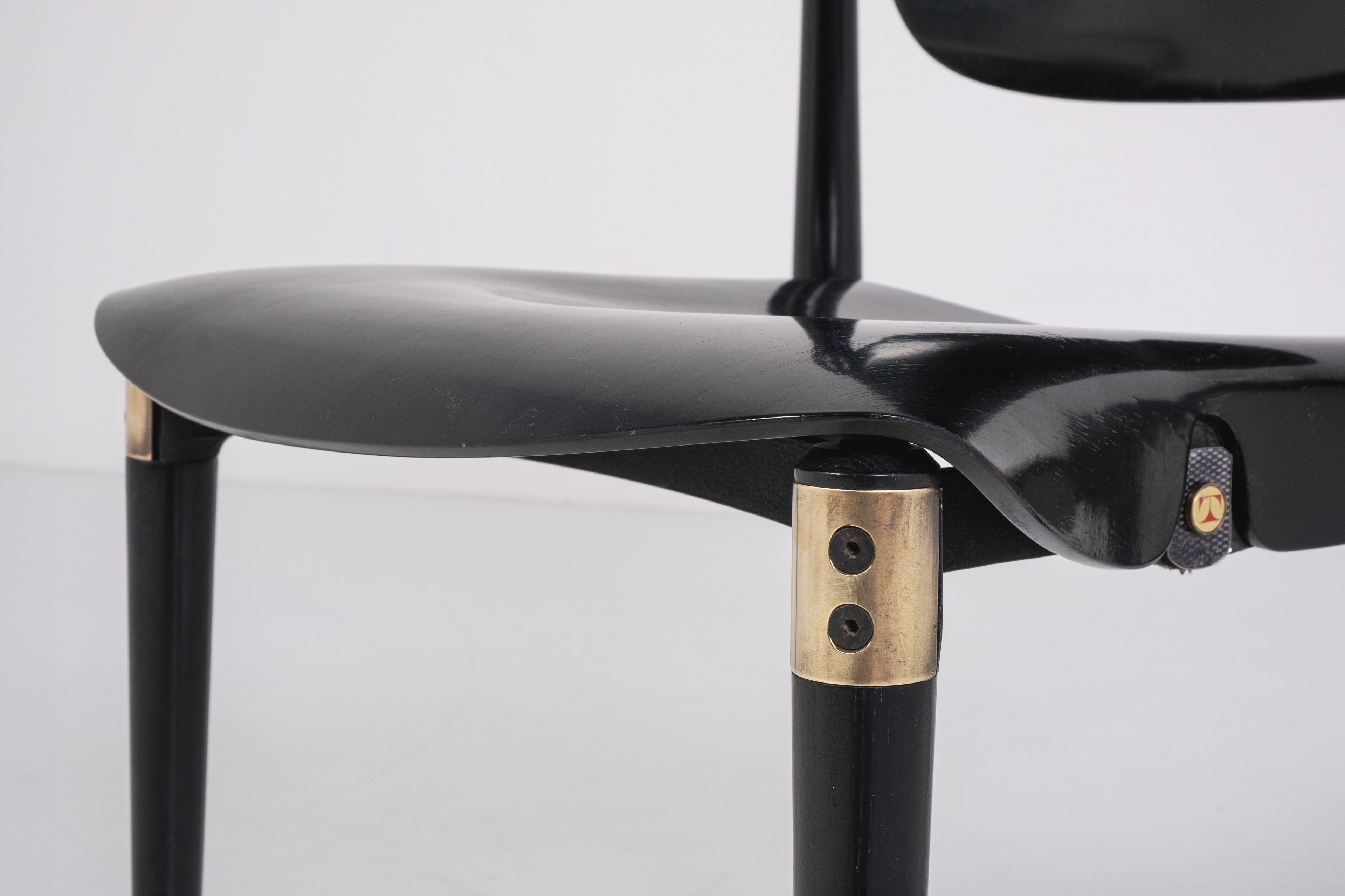 Set di 5 sedie S83 Chair di Eugenio Gerli per Tecno