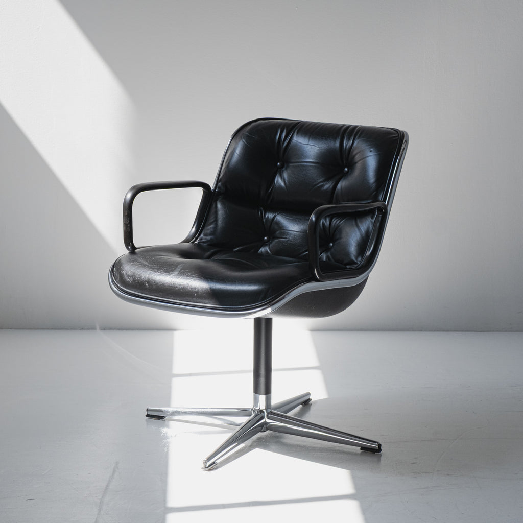 Chaise de bureau Executive de Charles Pollock pour Knoll