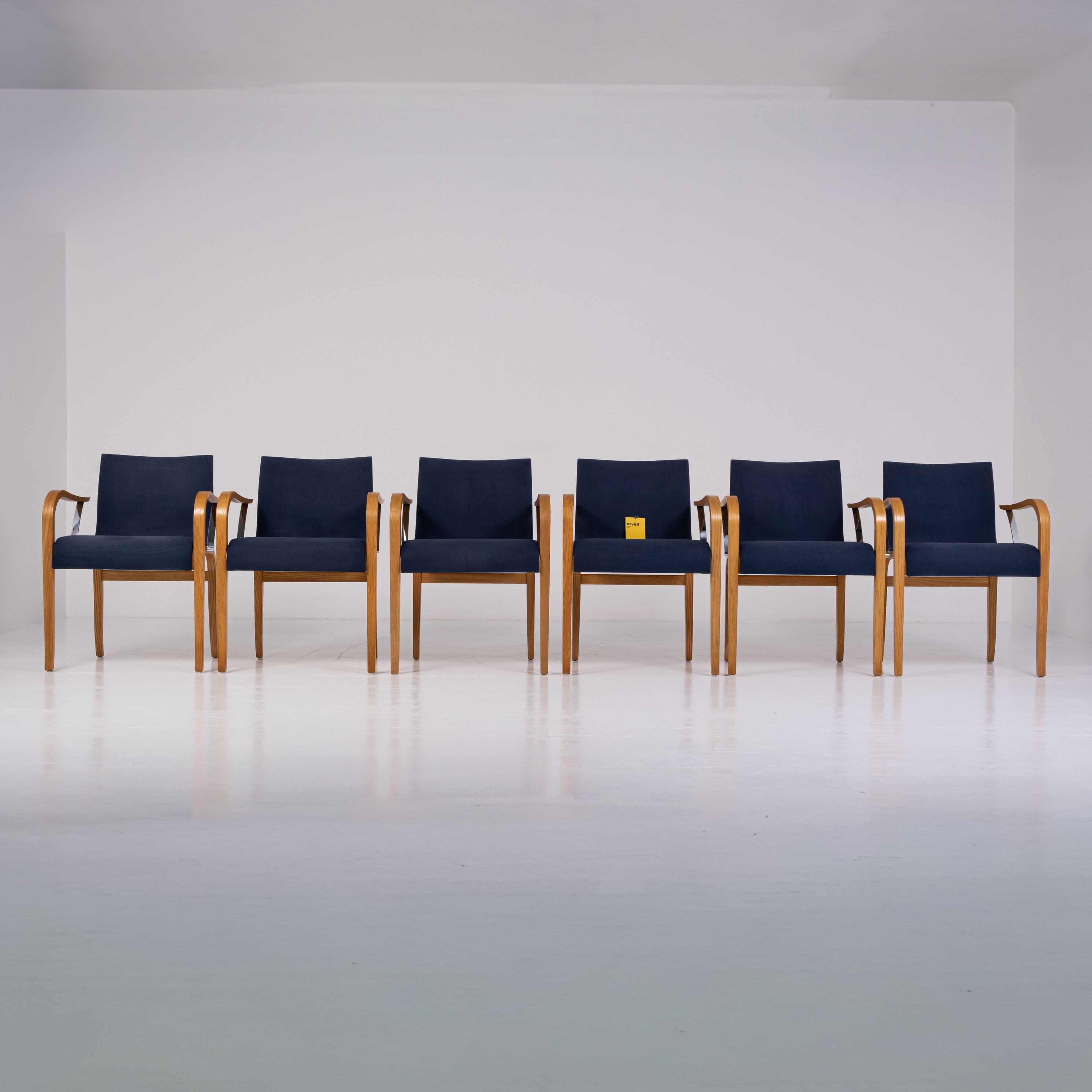 Set di 6 Sedie Modello Ginotta per Knoll