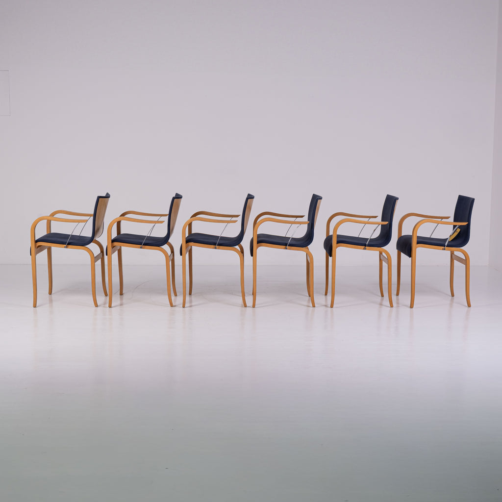 Set di 6 Sedie Modello Ginotta per Knoll