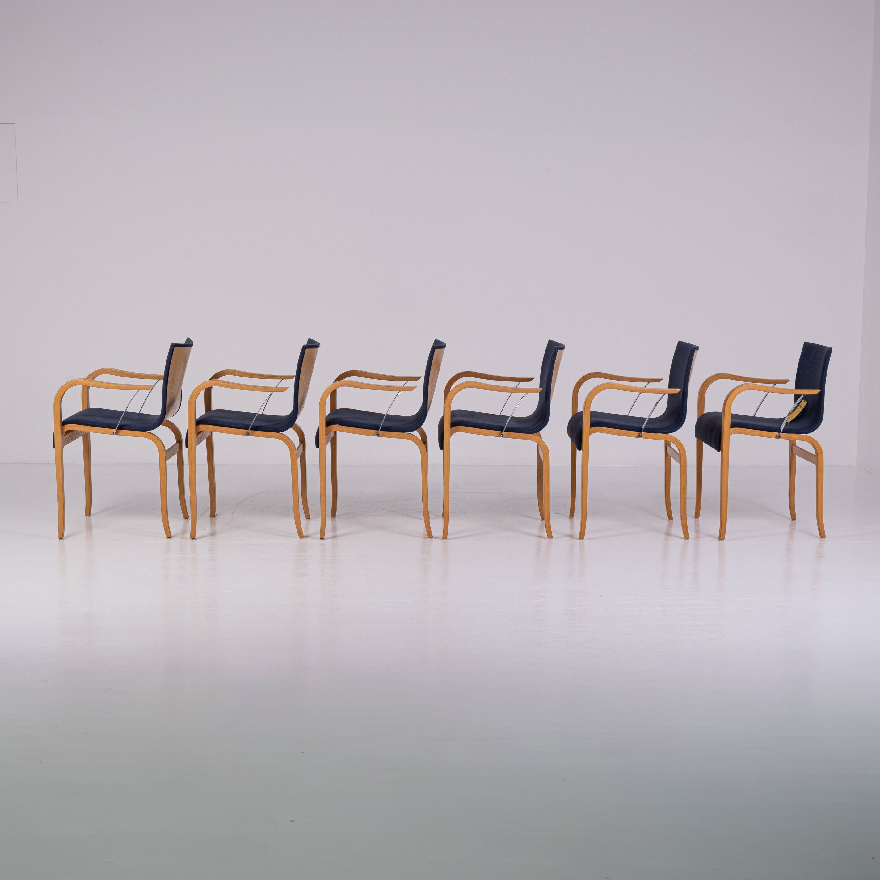 Set di 6 Sedie Modello Ginotta per Knoll