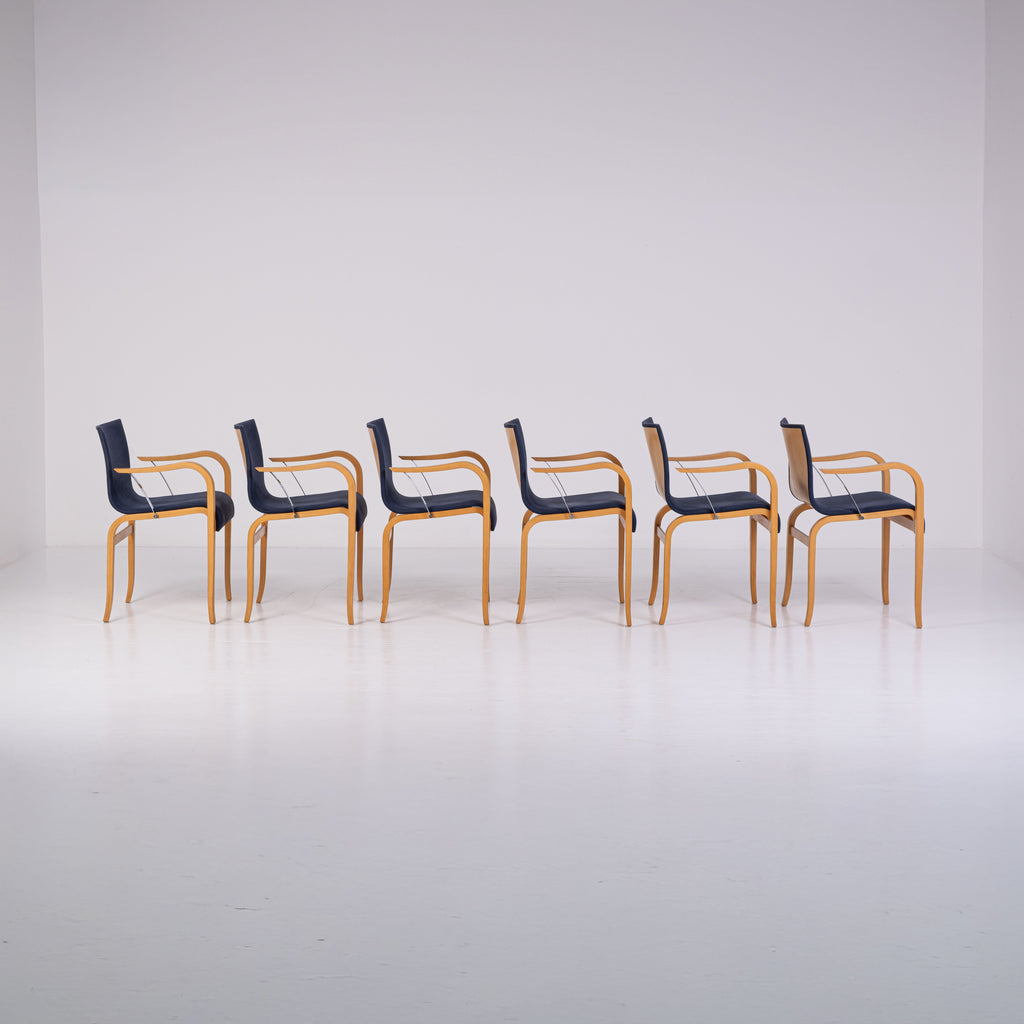 Set di 6 Sedie Modello Ginotta per Knoll