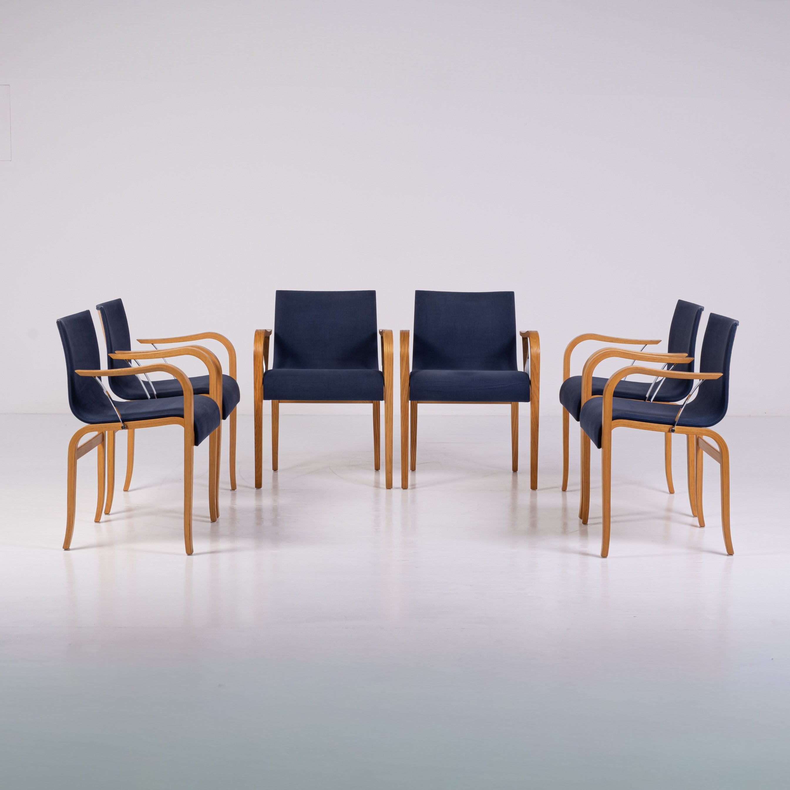 Set di 6 Sedie Modello Ginotta per Knoll
