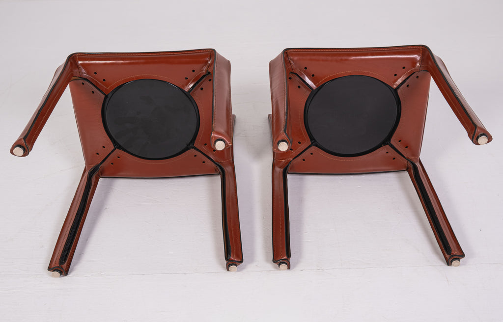 Set di 2 Sedie Cab – Design Mario Bellini per Cassina