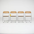 Set di 4 Sedie Plia Cané – Design Giancarlo Piretti per Anonima Castelli