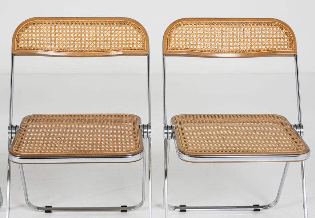 Set di 4 Sedie Plia Cané – Design Giancarlo Piretti per Anonima Castelli