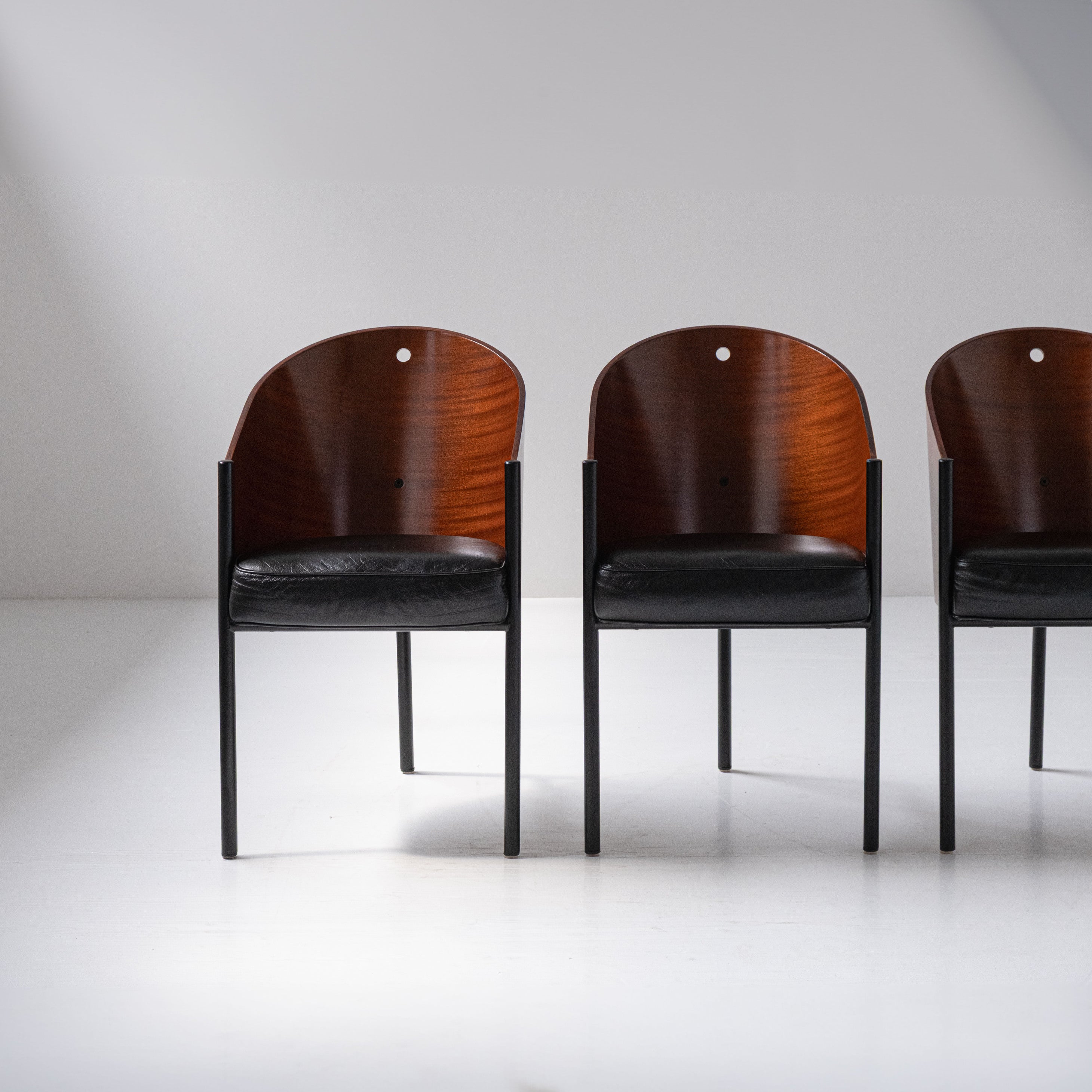 Set di 6 Poltrone Costes di Philippe Starck per Driade