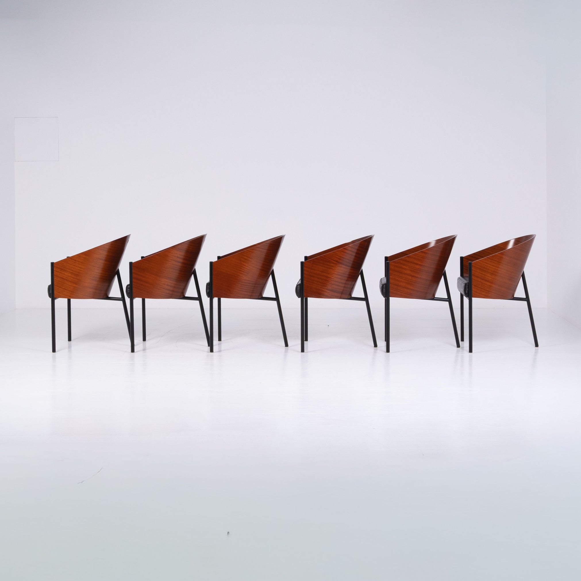 Set di 6 Poltrone Costes di Philippe Starck per Driade