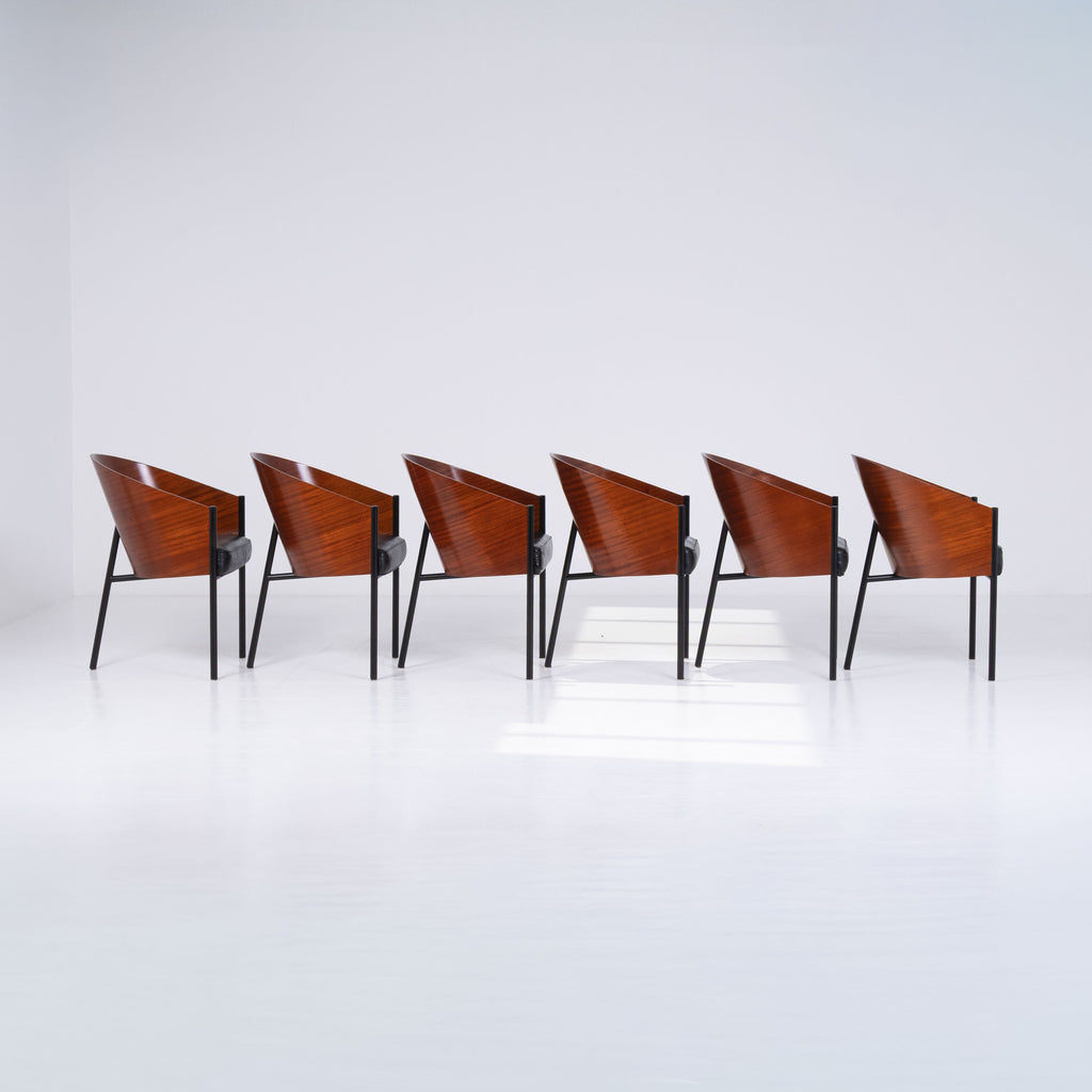 Set di 6 Poltrone Costes di Philippe Starck per Driade