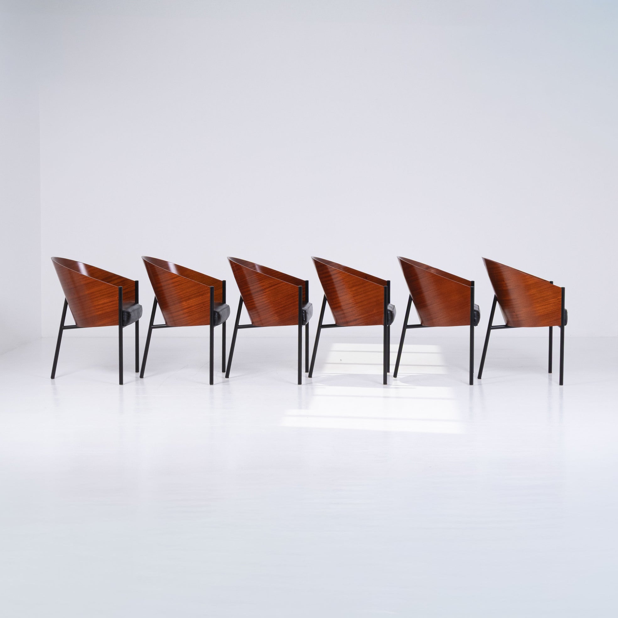Set di 6 Poltrone Costes di Philippe Starck per Driade