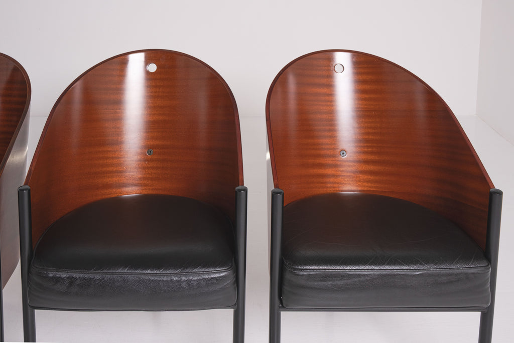 Set di 6 Poltrone Costes di Philippe Starck per Driade