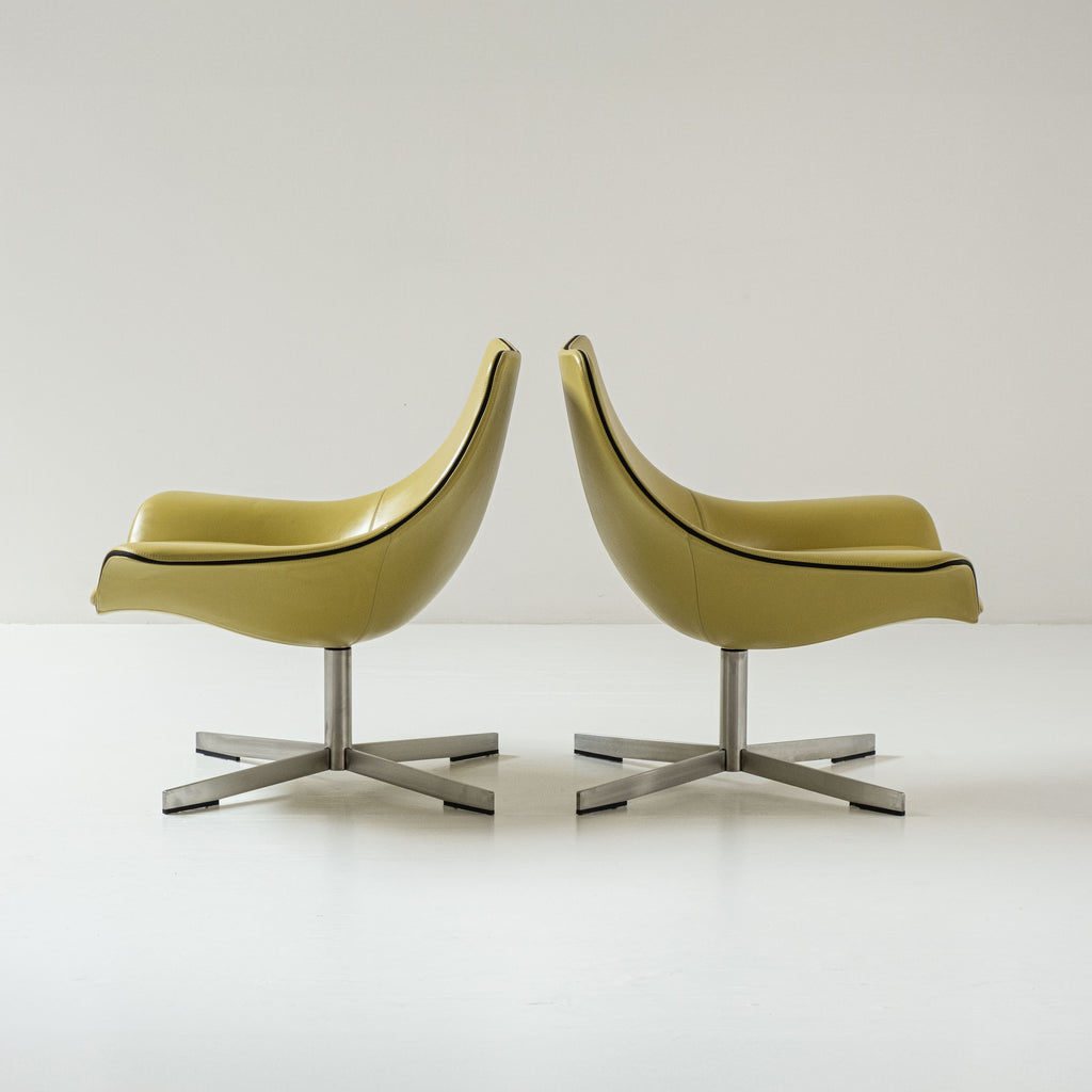 Coppia di Poltroncine 2Leather – Design Rodolfo Dordoni per Matteo Grassi