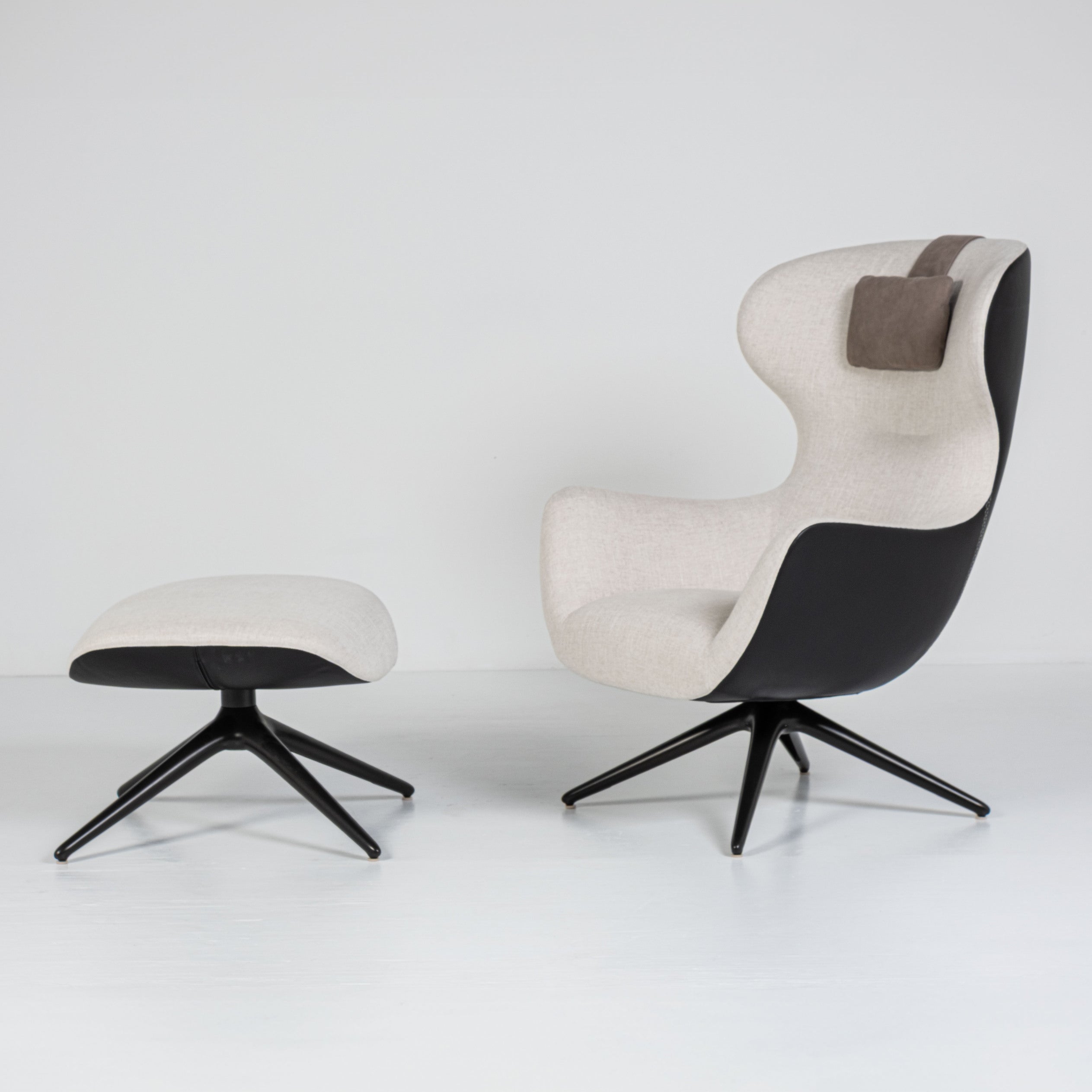 Poltrona Mad Joker con Pouf – Design Marcel Wanders per Poliform