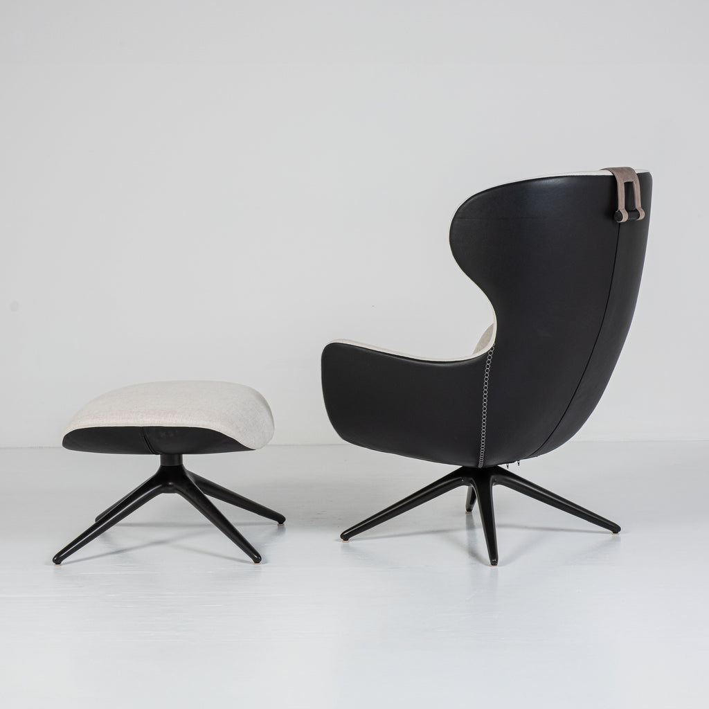 Poltrona Mad Joker con Pouf – Design Marcel Wanders per Poliform