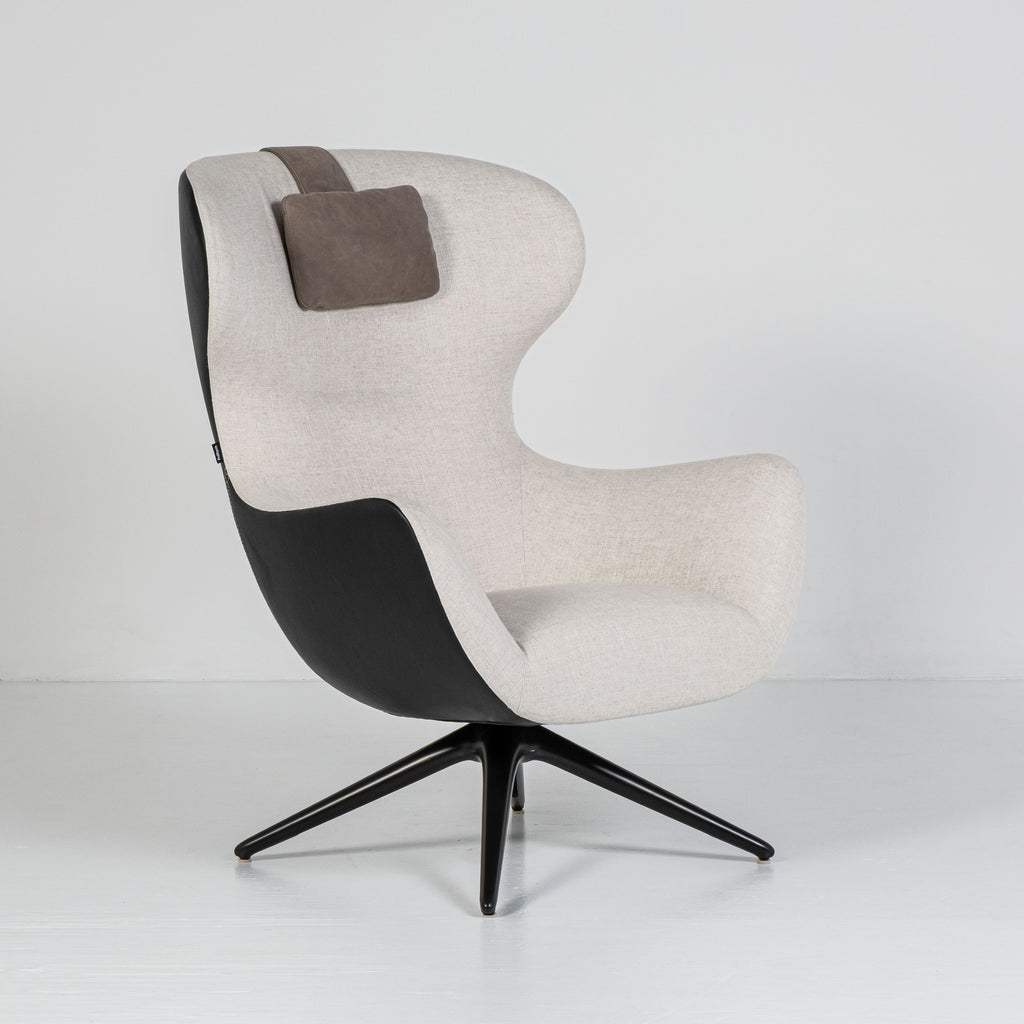 Poltrona Mad Joker con Pouf – Design Marcel Wanders per Poliform