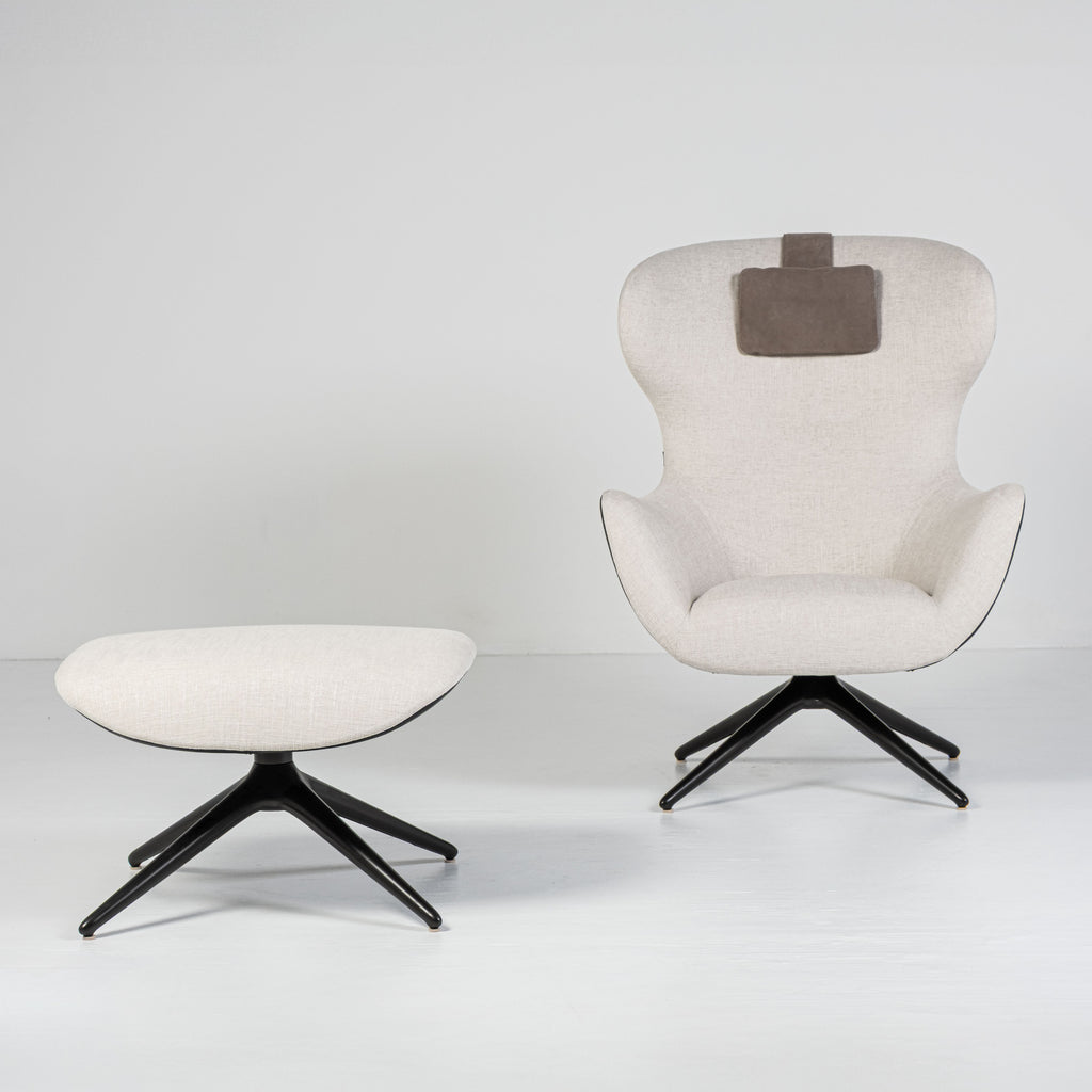 Poltrona Mad Joker con Pouf – Design Marcel Wanders per Poliform