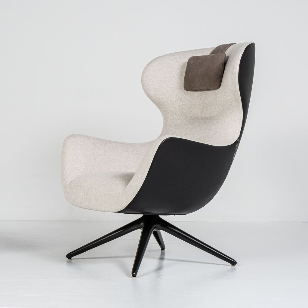 Poltrona Mad Joker con Pouf – Design Marcel Wanders per Poliform