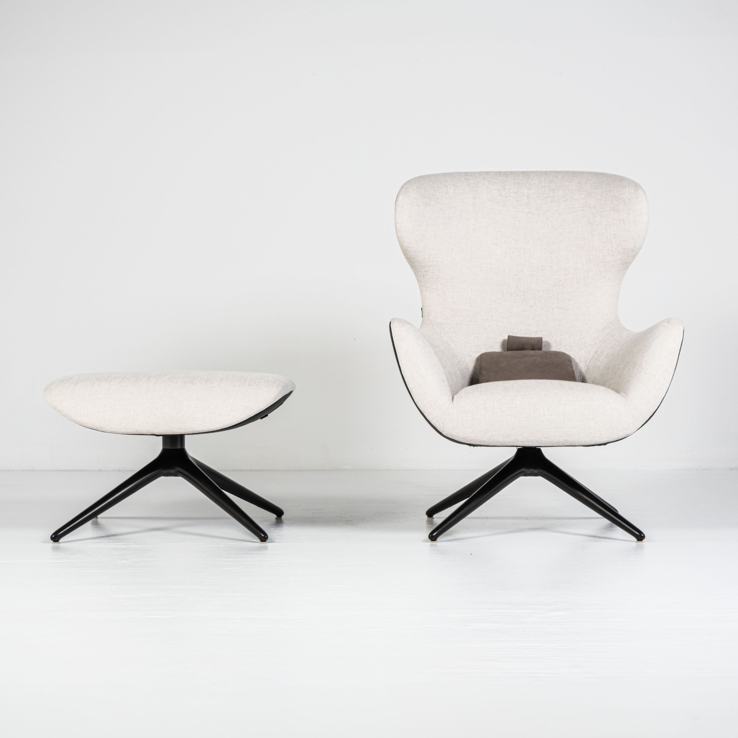 Poltrona Mad Joker con Pouf – Design Marcel Wanders per Poliform