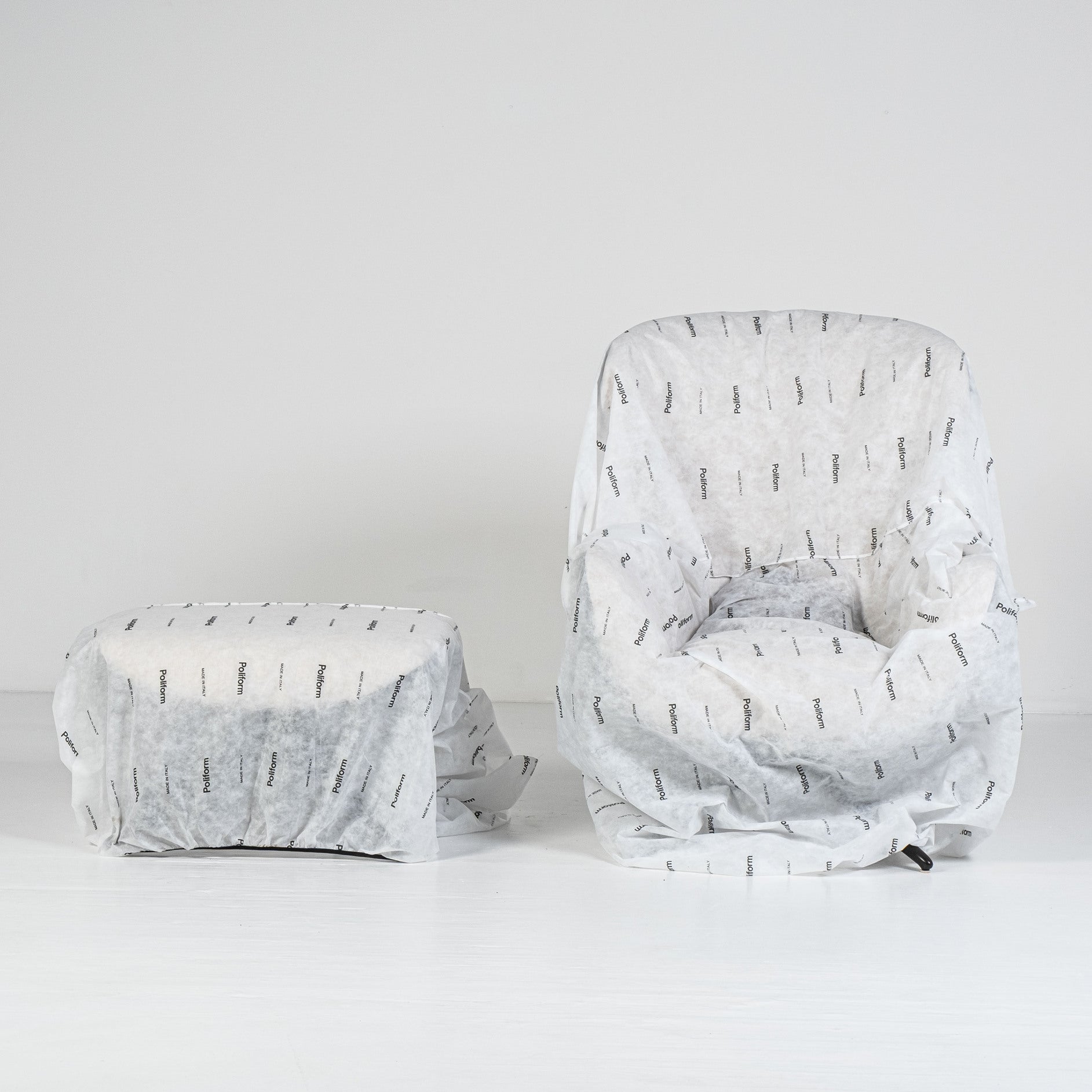 Poltrona Mad Joker con Pouf – Design Marcel Wanders per Poliform