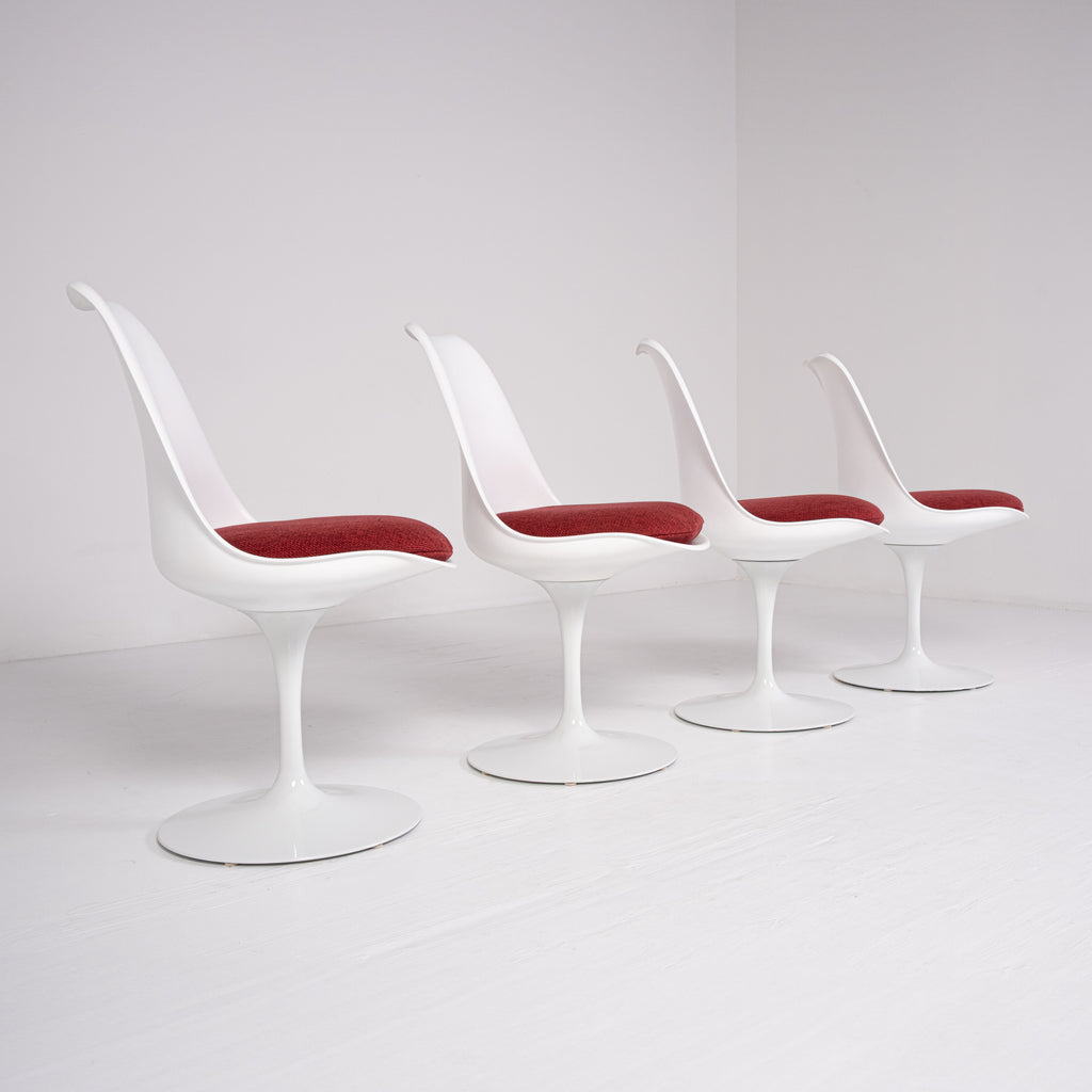 Set di 4 Sedie Tulip di Eero Saarinen per Knoll