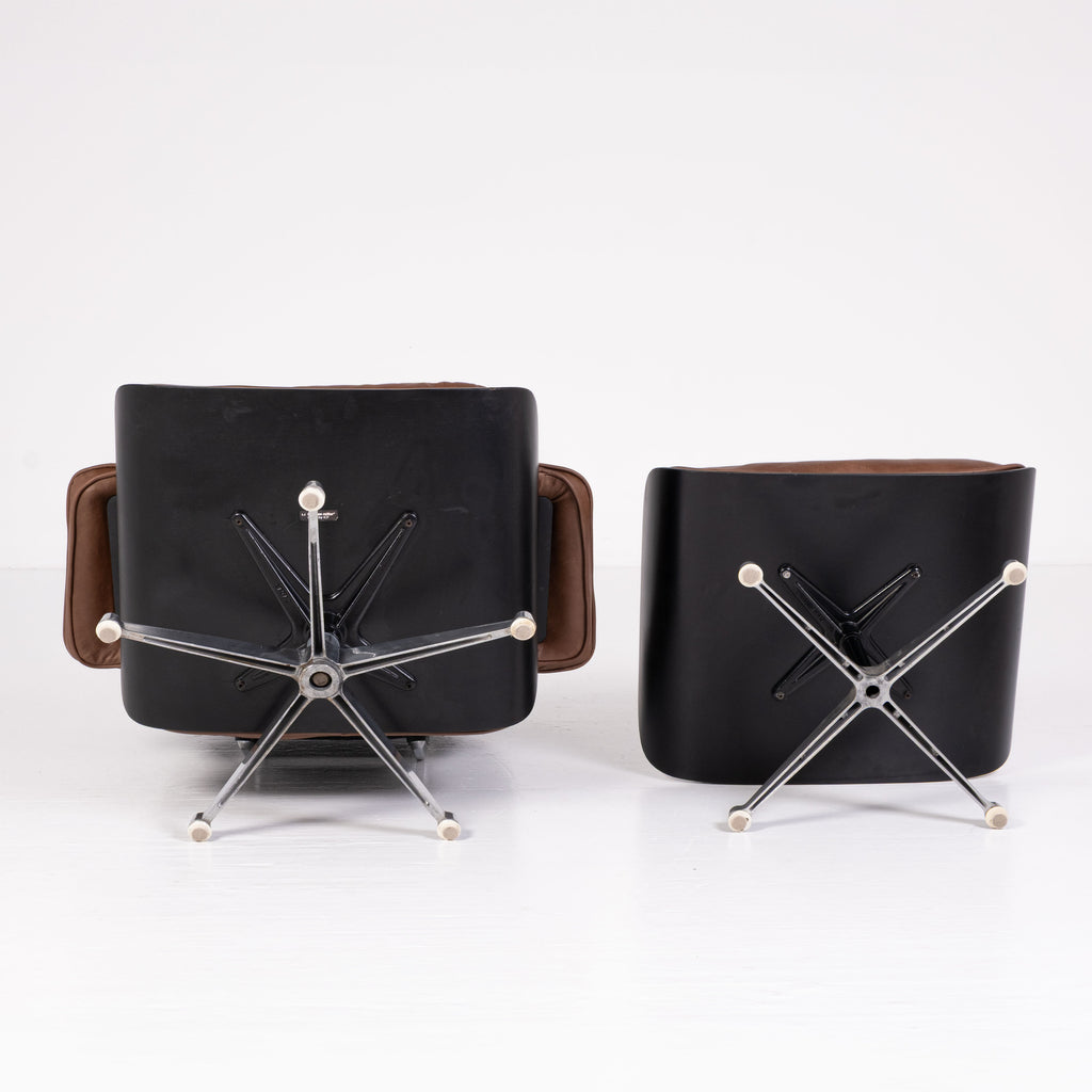 Lounge Chair con Ottoman – Design Charles e Ray Eames per Herman Miller / ICF