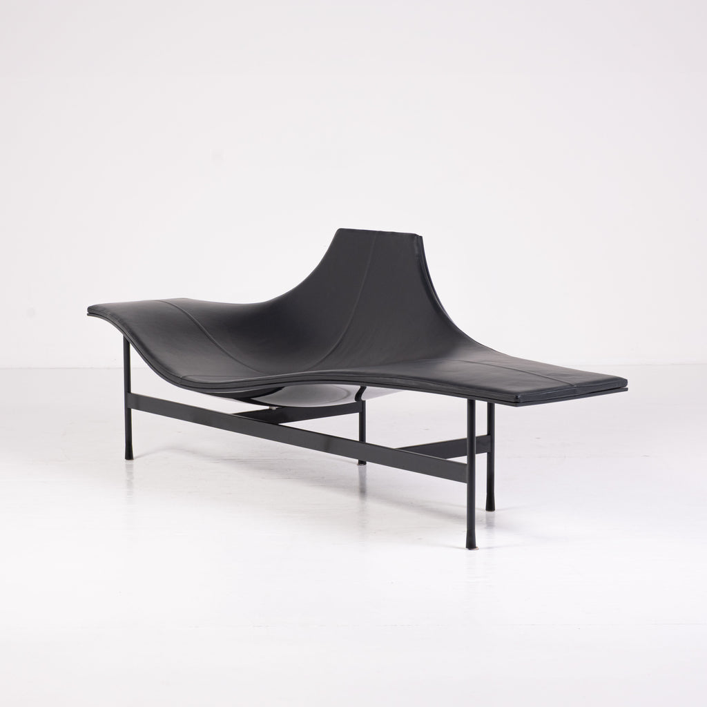 B&B Italia - Jean-Marie Massaud - Chaise longue - Terminal 1 - Plastica, Acciaio, Pelle