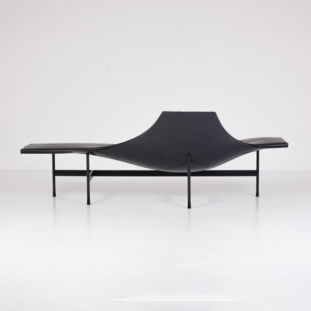 B&B Italia - Jean-Marie Massaud - Chaise longue - Terminal 1 - Plastica, Acciaio, Pelle