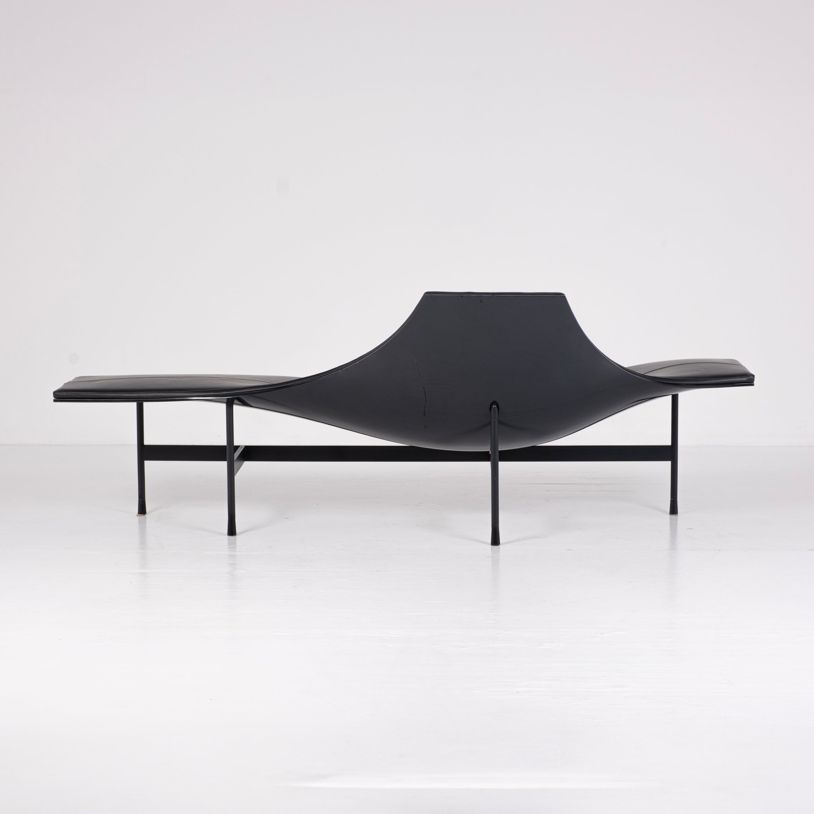 B&B Italia - Jean-Marie Massaud - Chaise longue - Terminal 1 - Plastica, Acciaio, Pelle