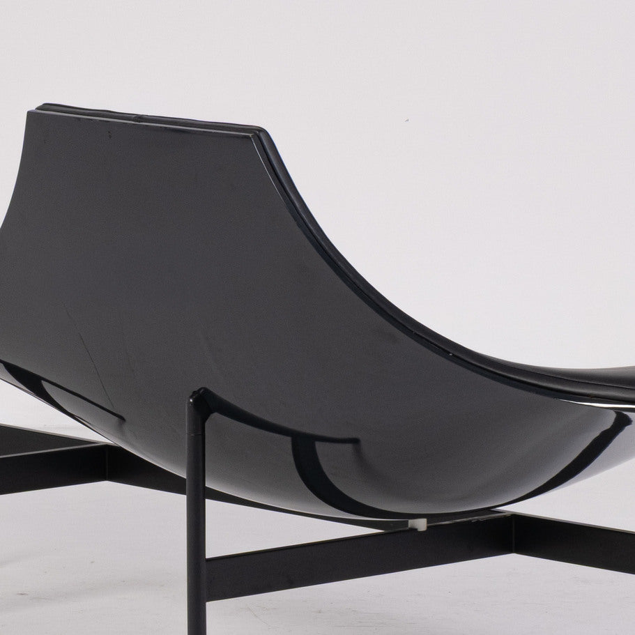 B&B Italia - Jean-Marie Massaud - Chaise longue - Terminal 1 - Plastica, Acciaio, Pelle