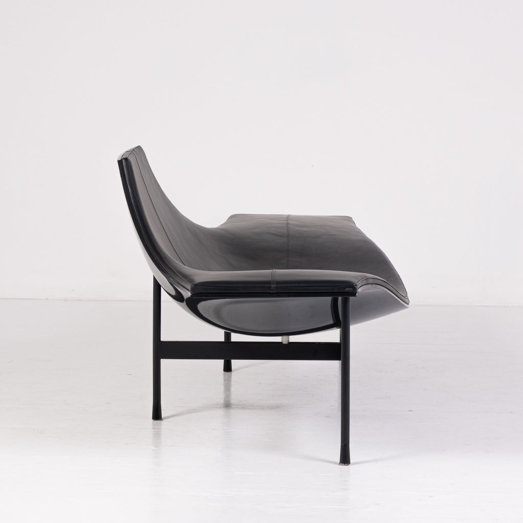 B&B Italia - Jean-Marie Massaud - Chaise longue - Terminal 1 - Plastica, Acciaio, Pelle