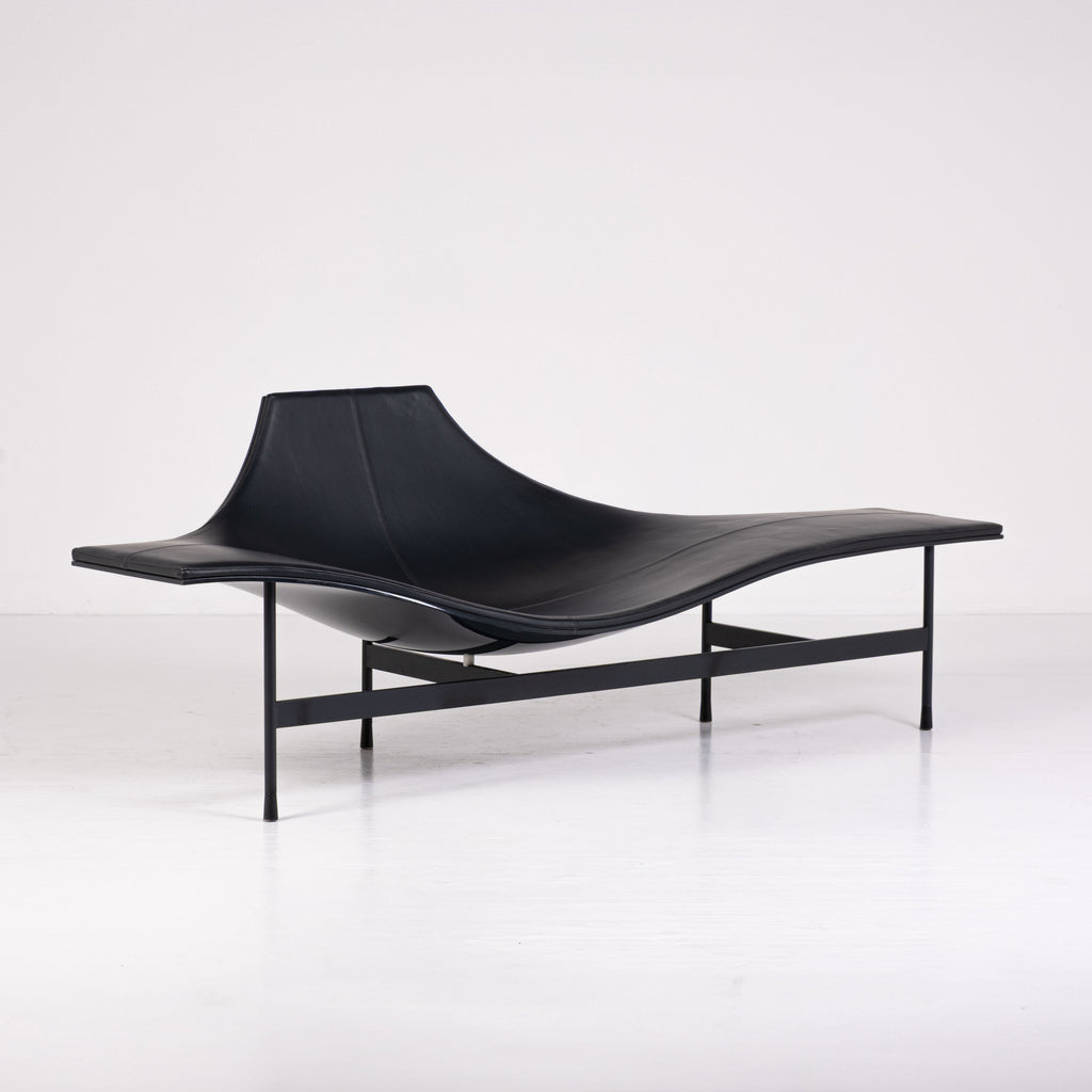 B&B Italia - Jean-Marie Massaud - Chaise longue - Terminal 1 - Plastica, Acciaio, Pelle