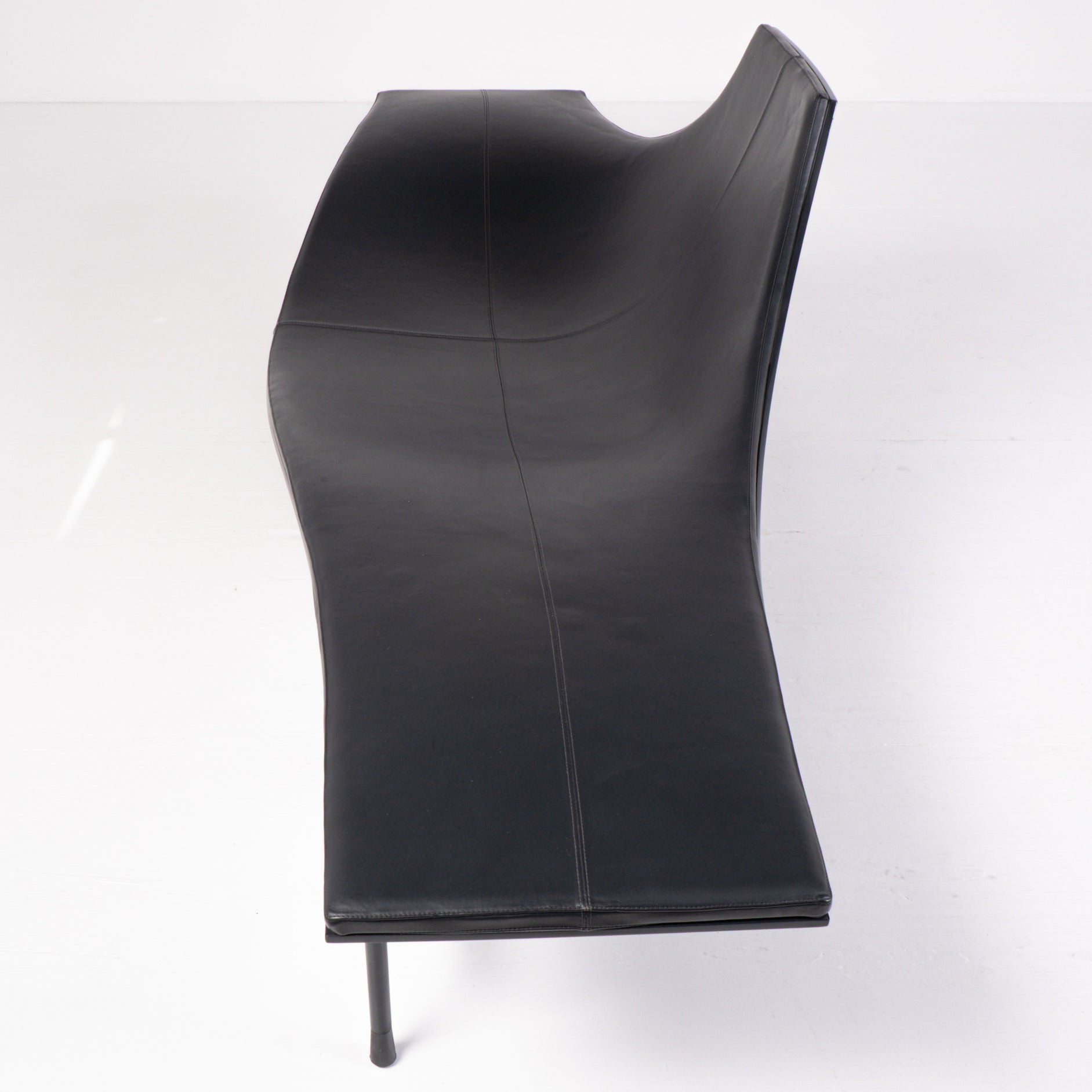 B&B Italia - Jean-Marie Massaud - Chaise longue - Terminal 1 - Plastica, Acciaio, Pelle