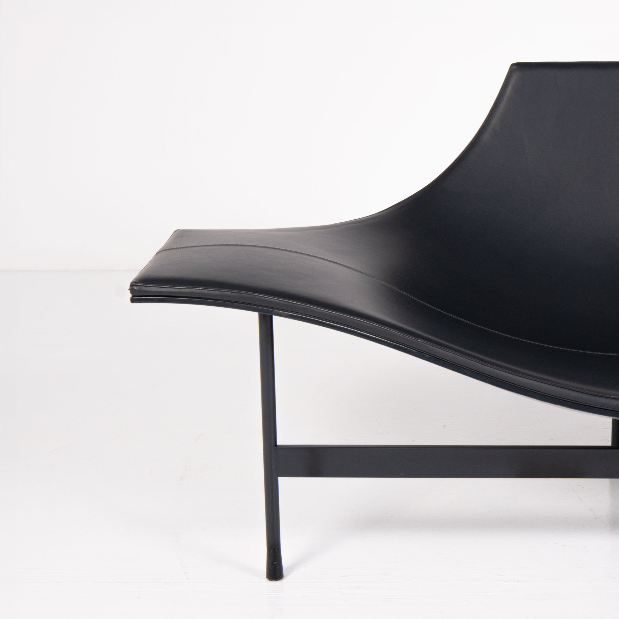 B&B Italia - Jean-Marie Massaud - Chaise longue - Terminal 1 - Plastica, Acciaio, Pelle