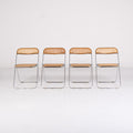 Ensemble de 4 chaises Plia Cané – G. Piretti Anonima Castelli