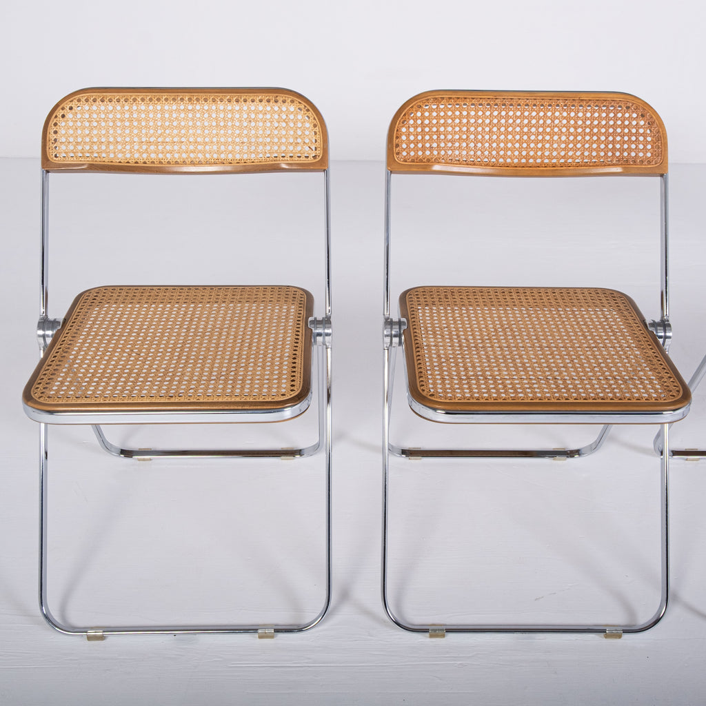 Ensemble de 4 chaises Plia Cané – G. Piretti Anonima Castelli
