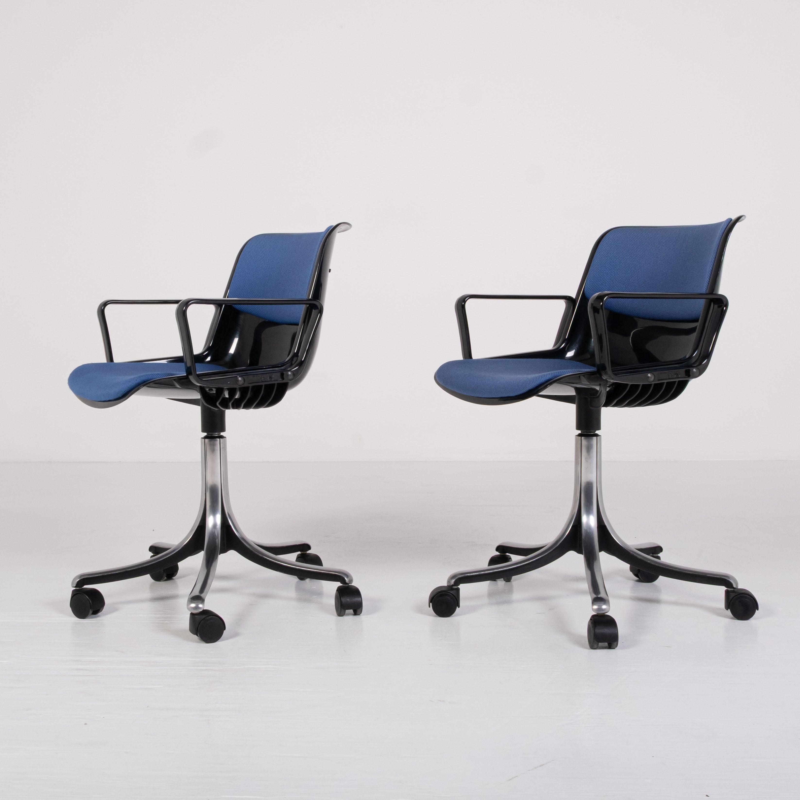 Lot de 2 chaises de bureau Modus - Osvaldo Borsani - Tecno