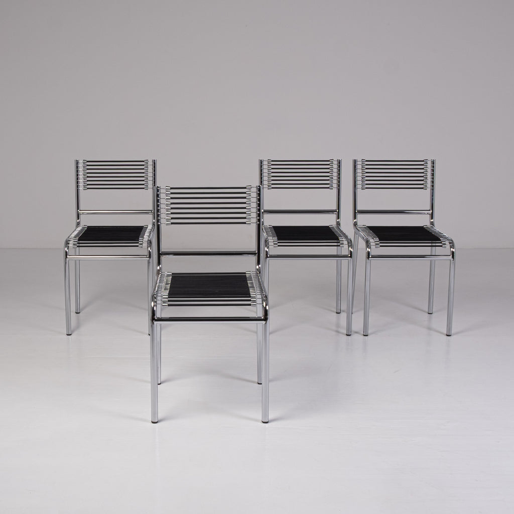 Set of 4 Sandows Chairs by René Herbst