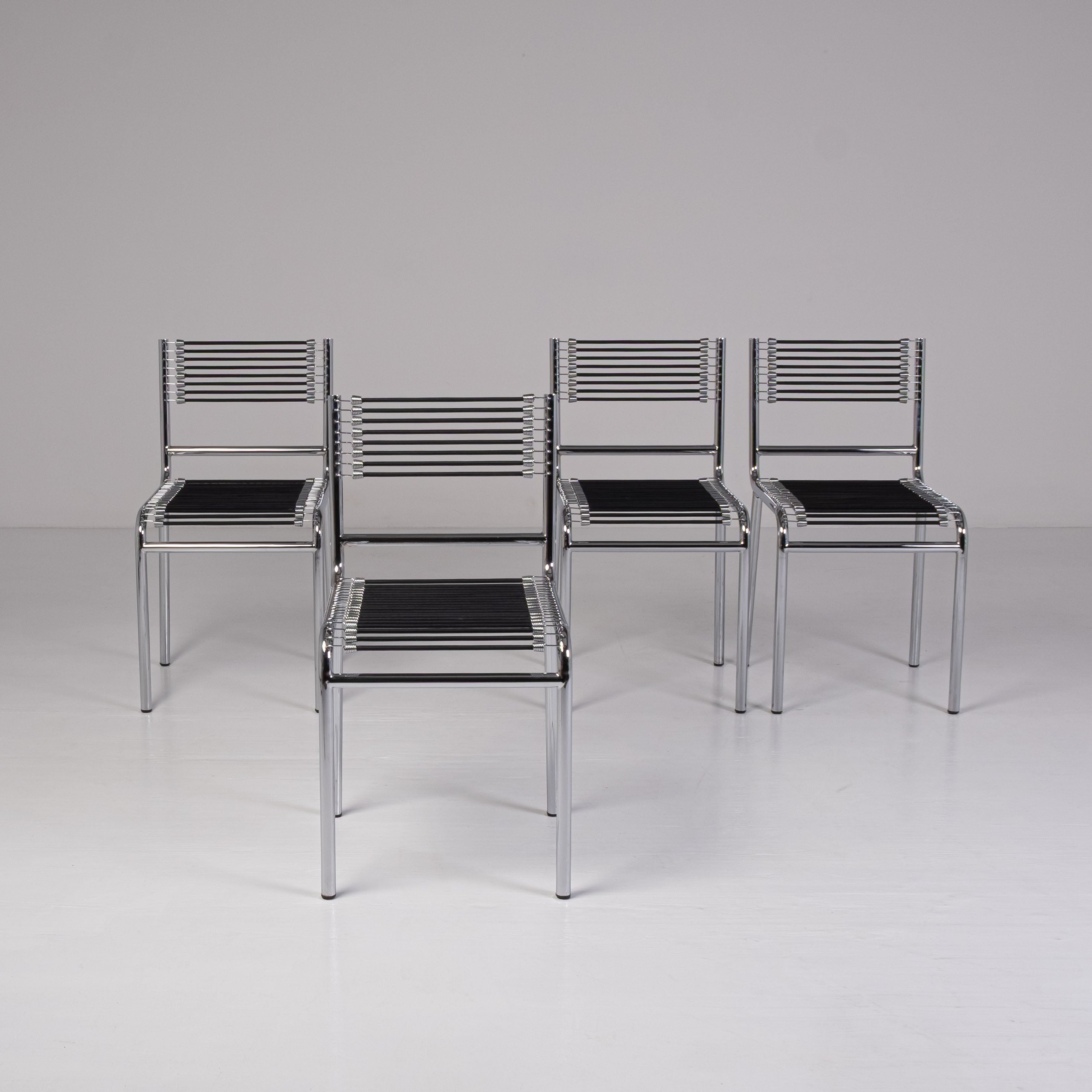 Set of 4 Sandows Chairs by René Herbst