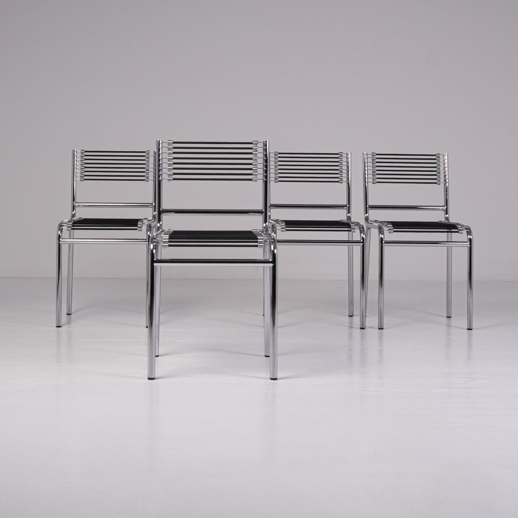 Set of 4 Sandows Chairs by René Herbst